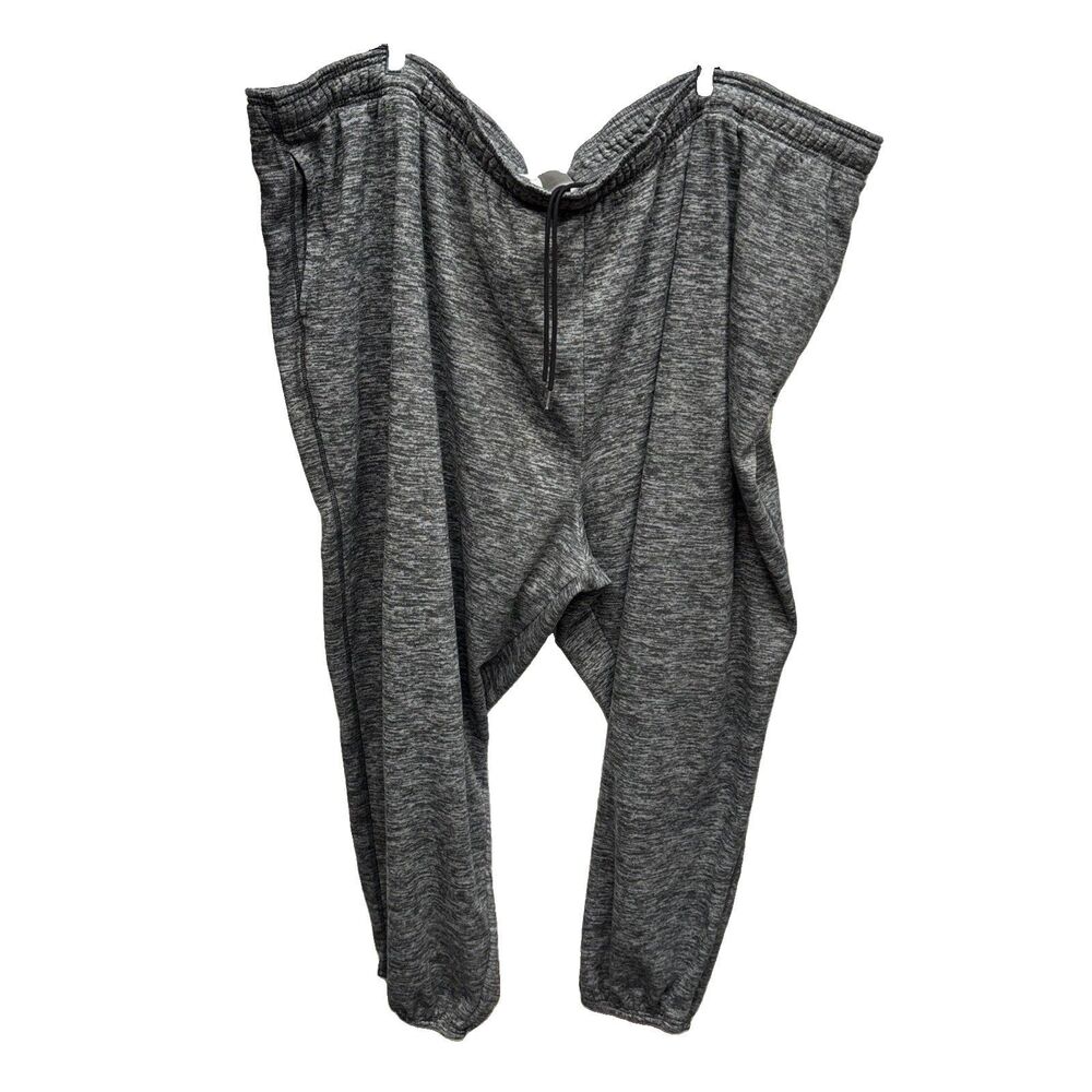 Reebok Speedwick Heather Gray Comfort Lounge Jogger Women Pockets Drawstring 6XL